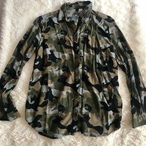 Camo Buttondown